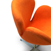 SOLD! Mid-Century Modern 'Arne Jacobsen' Swan Chair in Orange