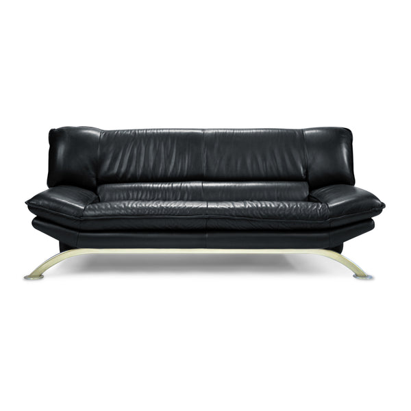 SOLD! Mid-Century Modern Itailian Leather Sofa by Interline Italia