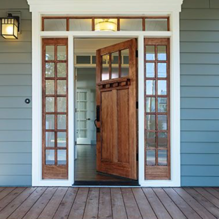 Craftsman Doors thoughtfully designed with handcrafted details.