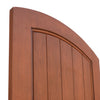96" Rustic Tuscany Soft Arc 8ft 5 Panel Plank Door Interior / Exterior - #507