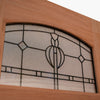 80" Top View Craftsman 'Thistle' Design Entry Door - #521