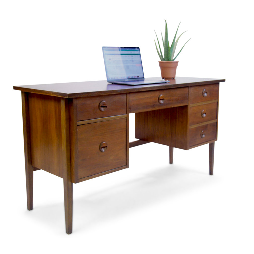SOLD! 1960's Mid-Century Modern Desk By Stanley