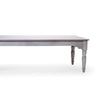 Modern Farmhouse Rectangular Dining Table in Distressed White / Grey Finish - #373