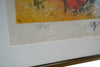 Vintage Hoi Lebadang Modernist Lithograph on Rice Paper Titled Dieu Eau I